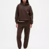 Joggingbroek met hoge taille en Vintagesoft-stof