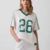 Oversized T-shirt met varsity-logo