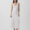 Pointelle maxi-jurk