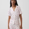 Zacht modaal pyjamashirt Tops