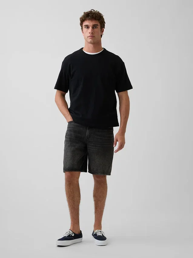 10,5" baggy denimkorte broeken