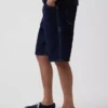 10,5" loszittende denim-carpenter-korte broek