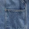 10,5" loszittende denim-carpenter-korte broek
