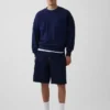 10,5" loszittende denim-carpenter-korte broek