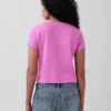 100% katoen, authentiek gekrompen T-shirt