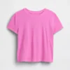 100% katoen, authentiek gekrompen T-shirt