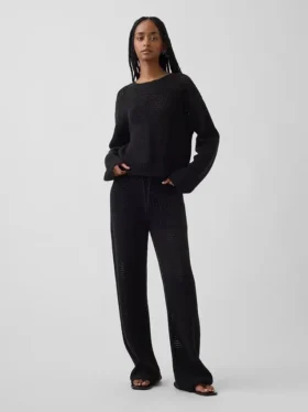 100% katoenen gehaakte broek