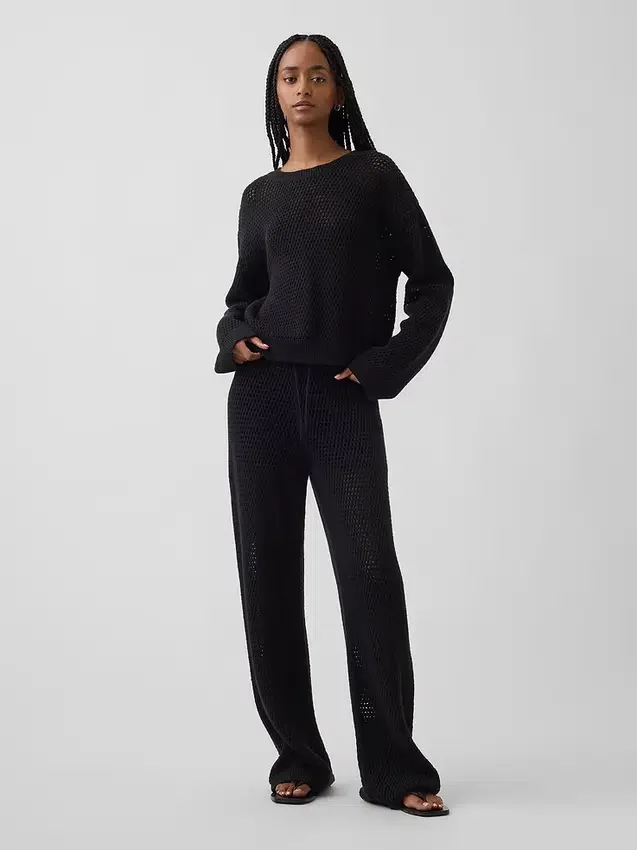 100% katoenen gehaakte broek