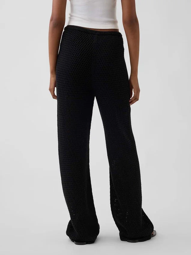 100% katoenen gehaakte broek