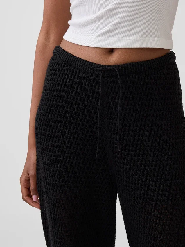 100% katoenen gehaakte broek