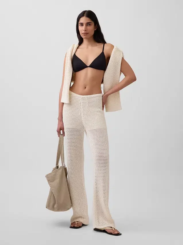 100% katoenen gehaakte broek