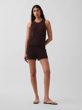 100% katoenen gehaakte makkelijke korte broek