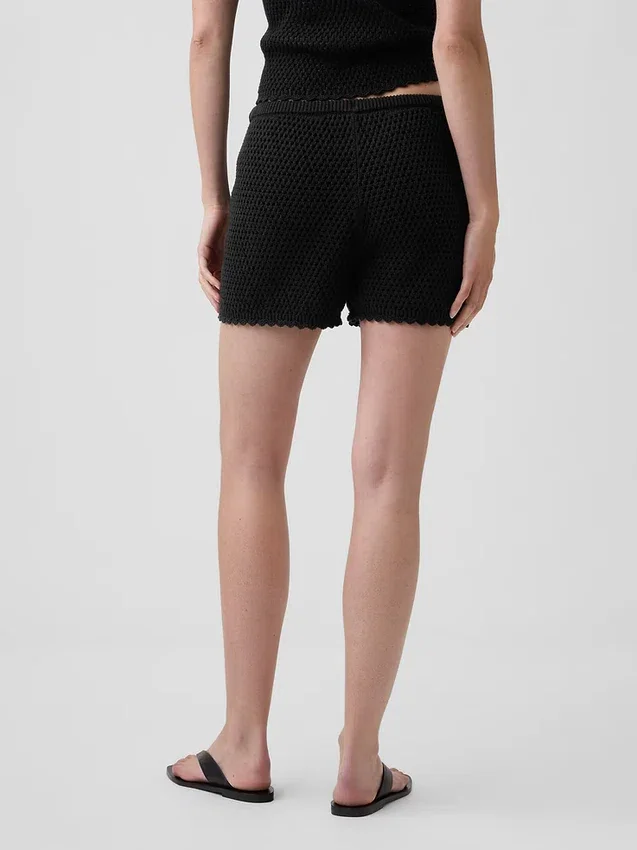 100% katoenen gehaakte makkelijke korte broek