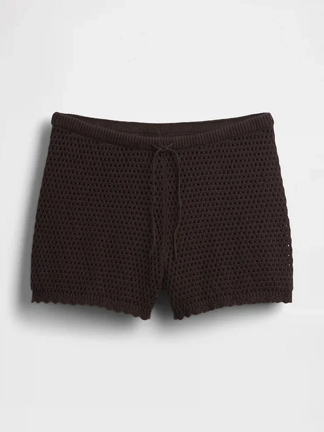 100% katoenen gehaakte makkelijke korte broek