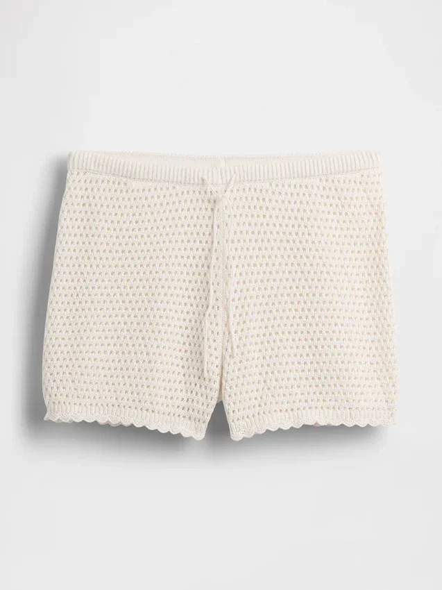 100% katoenen gehaakte makkelijke korte broek