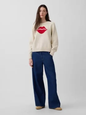 100% katoenen Kiss-raglantrui