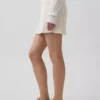 100% katoenen minirok met kabelpatroon