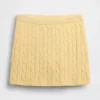 100% katoenen minirok met kabelpatroon