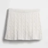 100% katoenen minirok met kabelpatroon