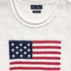100% katoenen oversized Americana cropped trui