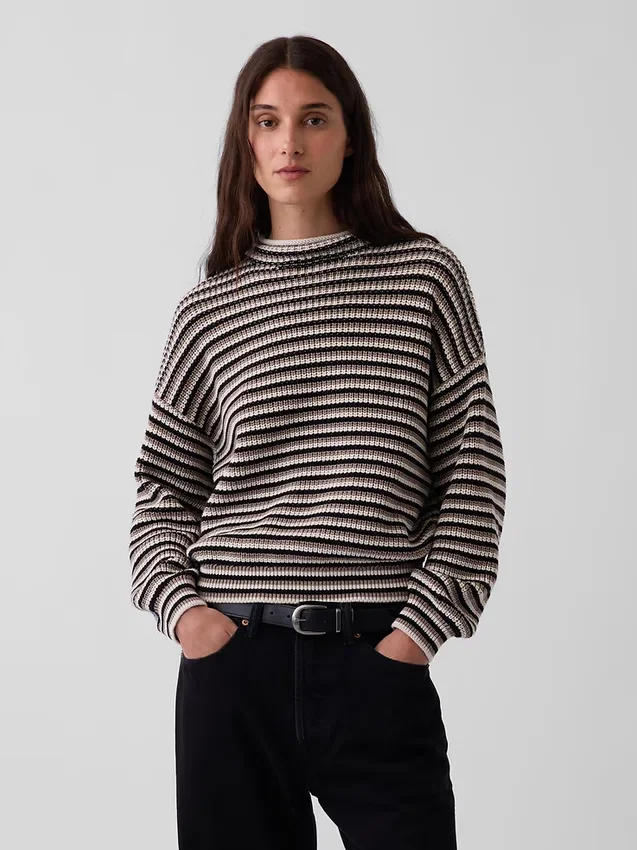 100% katoenen oversized coltrui