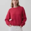 100% katoenen oversized cropped trui
