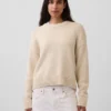 100% katoenen oversized cropped trui