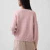 100% katoenen oversized cropped trui