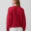 100% katoenen oversized cropped trui