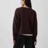 100% katoenen oversized cropped trui