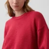 100% katoenen oversized cropped trui