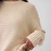 100% katoenen oversized cropped trui