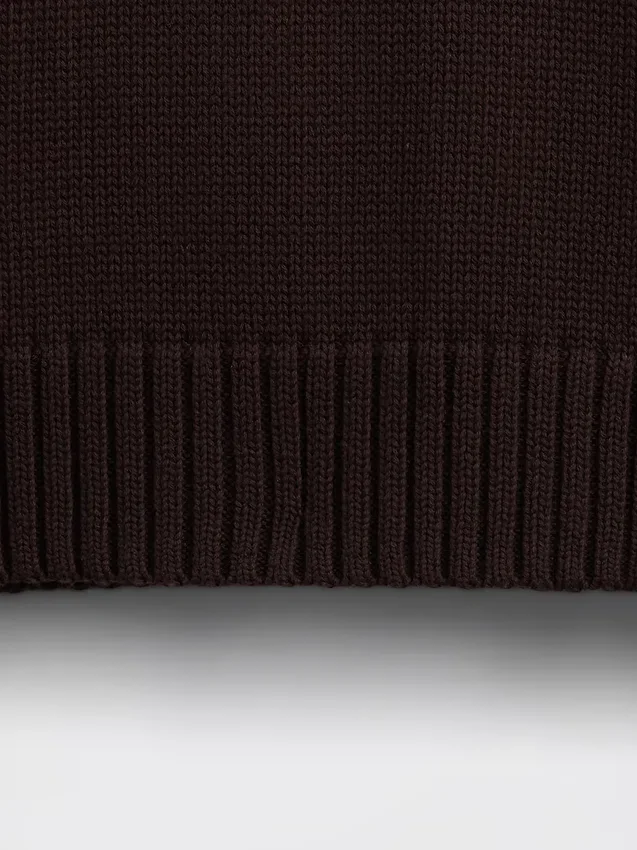 100% katoenen oversized cropped trui
