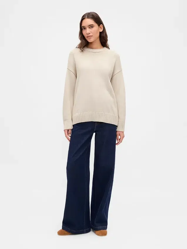 100% katoenen oversized trui