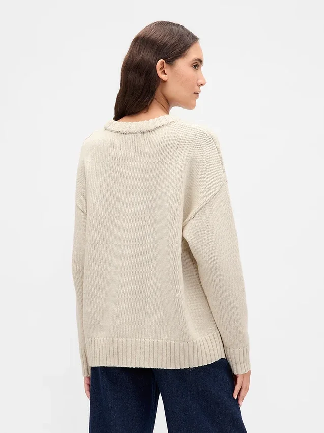100% katoenen oversized trui