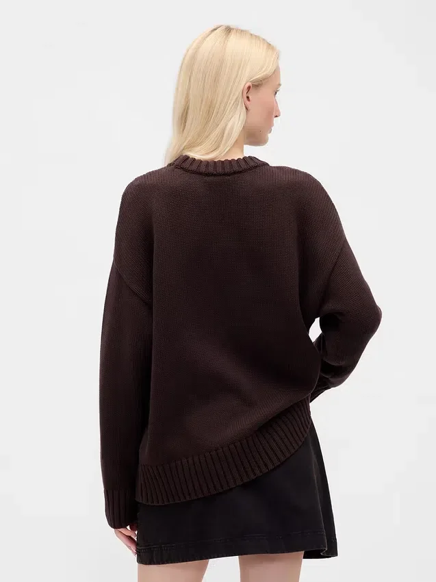 100% katoenen oversized trui