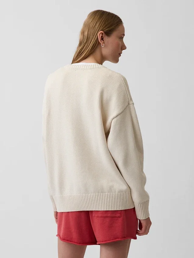 100% katoenen oversized trui