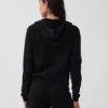 100% katoenen relaxte hoodie met rits
