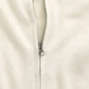 100% katoenen relaxte hoodie met rits