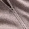 100% katoenen relaxte hoodie met rits