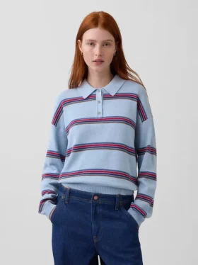 100% katoenen relaxte Polo-trui