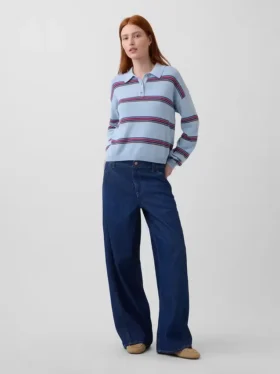 100% katoenen relaxte Polo-trui