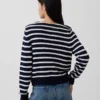 100% katoenen trui met relaxte bootnek