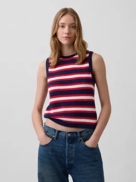 100% katoenen trui-vest