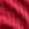 100% katoenen vest met rits en kabelpatroon