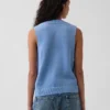 100% katoenen vest met zakken