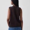 100% katoenen vest met zakken