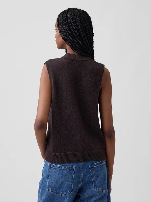 100% katoenen vest met zakken