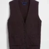 100% katoenen vest met zakken