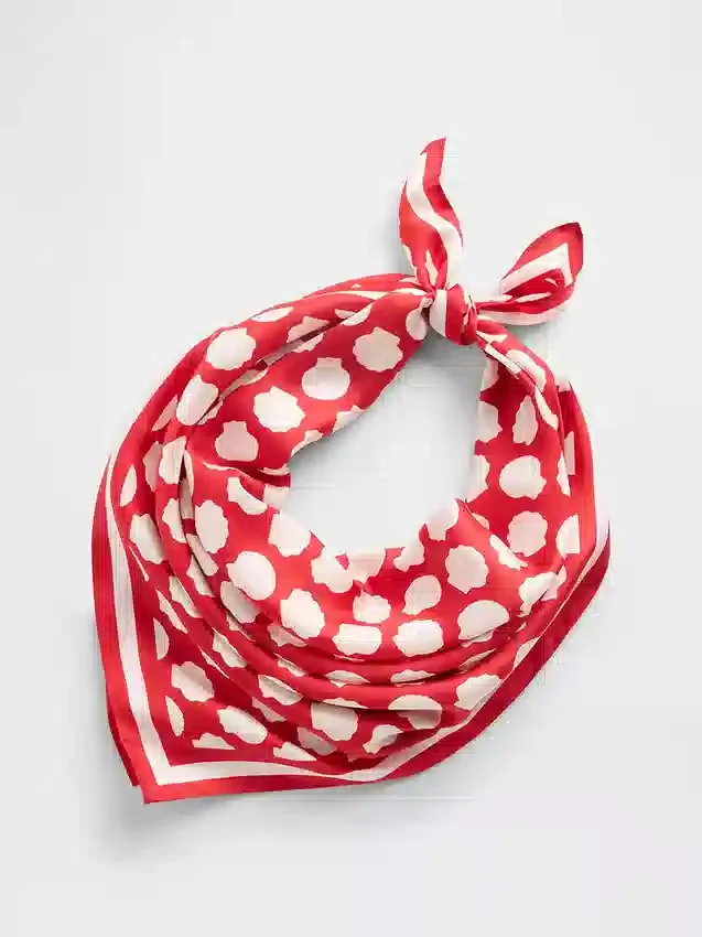 100% zijden oversized bandana